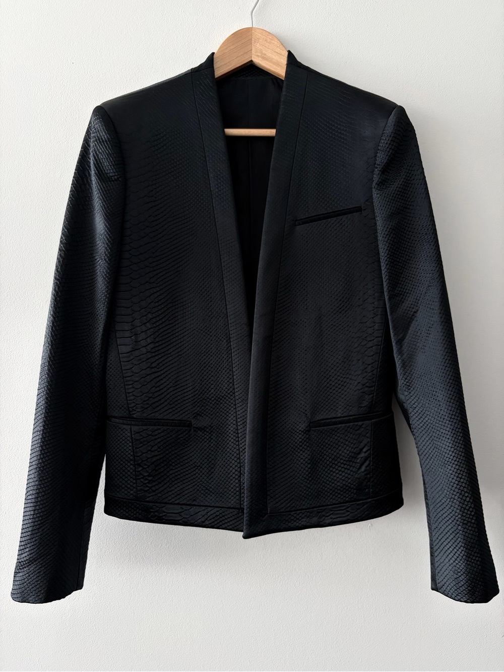 Balmain AW2017 Spencer Court Imprime Python